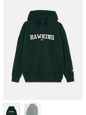 HAWKINS Forest Green Pullover Hoodie by Tony Hawk